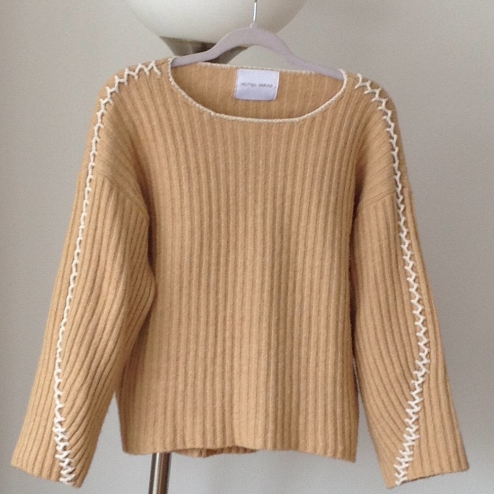 🔥Neutral Ground - 'Chunky Knit' Ribbed Sweater - Picture 3 of 5